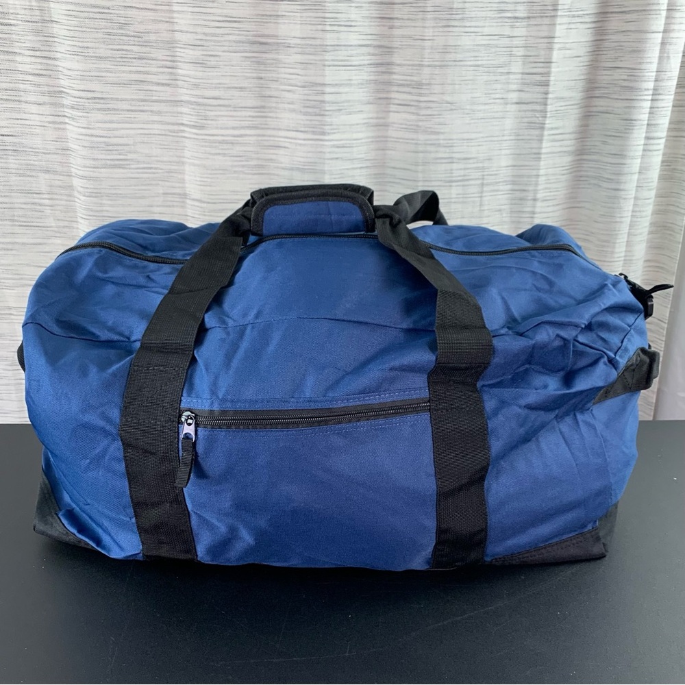Large Blue Duffel Bag